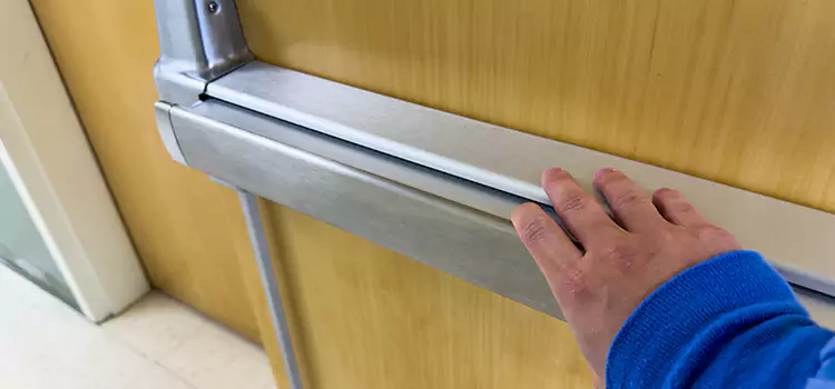 Installing a Push Bar on a Door Trenton